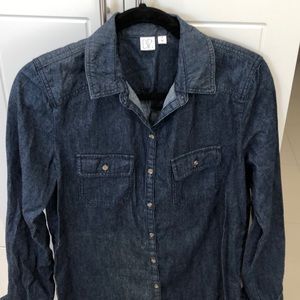 Woman’s denim long sleeve shirt, Size S